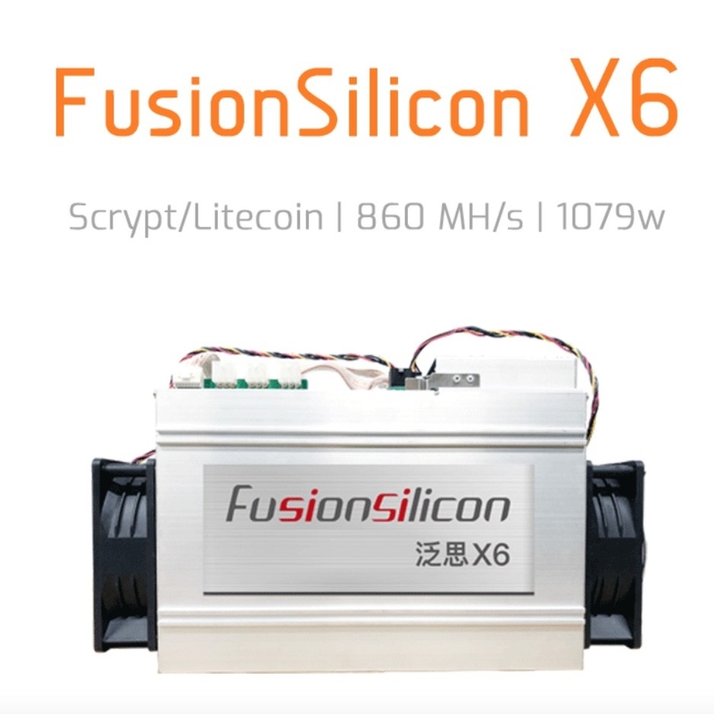 minero Asic 23.8GH/S 1450W de 72db Fusionsilicon X6+ Litecoin